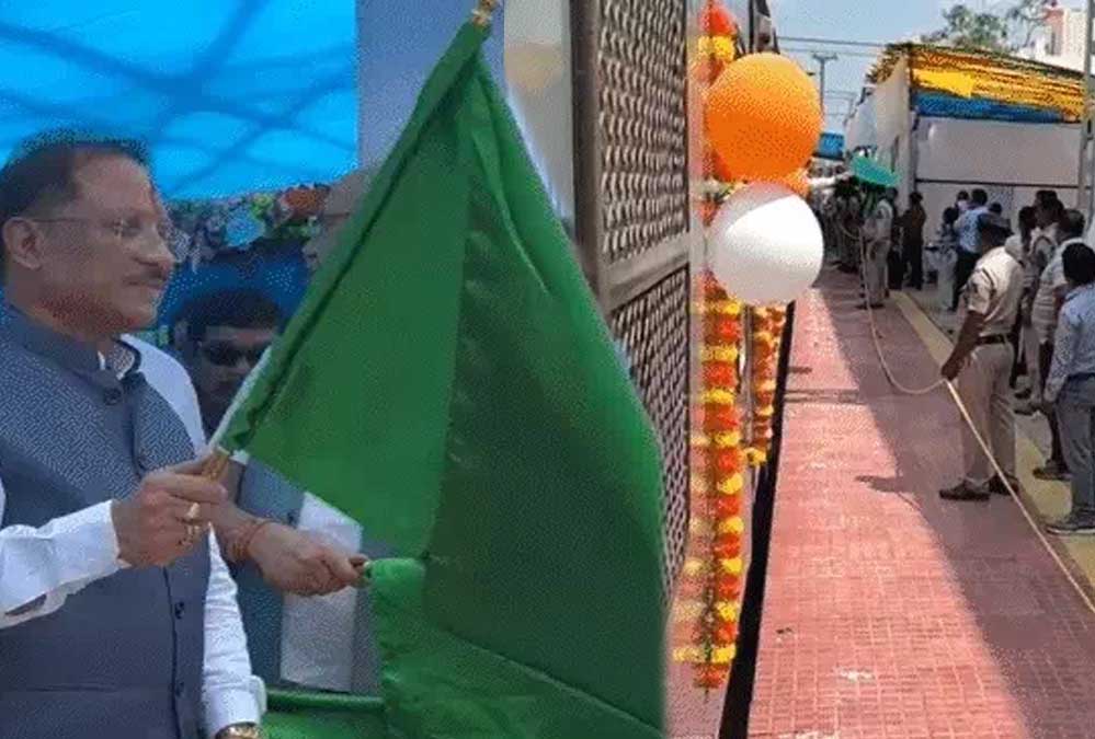 CM ने दी MEMU ट्रेन को हरी झंडी: रायपुर-राजिम का सफर अब सिर्फ डेढ़ घंटे में, रोज चलेगी ट्रेन