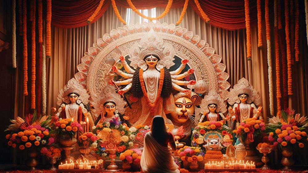 शारदीय नवरात्रि में खास योग, रवि-अमृत और सर्वार्थ सिद्धि योग के साथ मां दुर्गा का भव्य आगमन