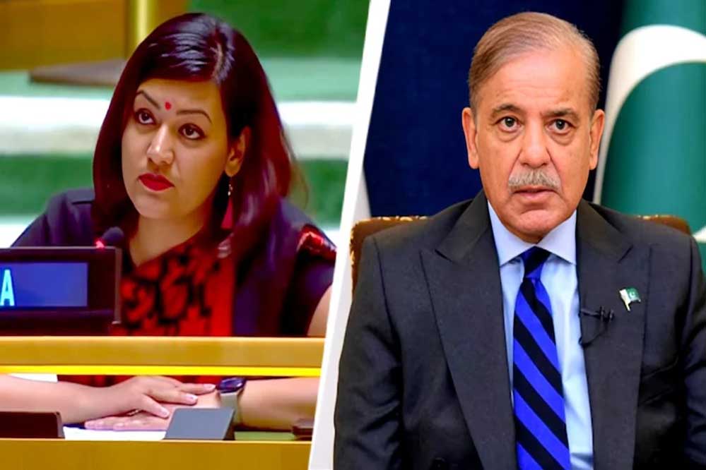 शहबाज की जीत वाली कहानी पर भारत का UN में करारा जवाब, पाक का सच बयां