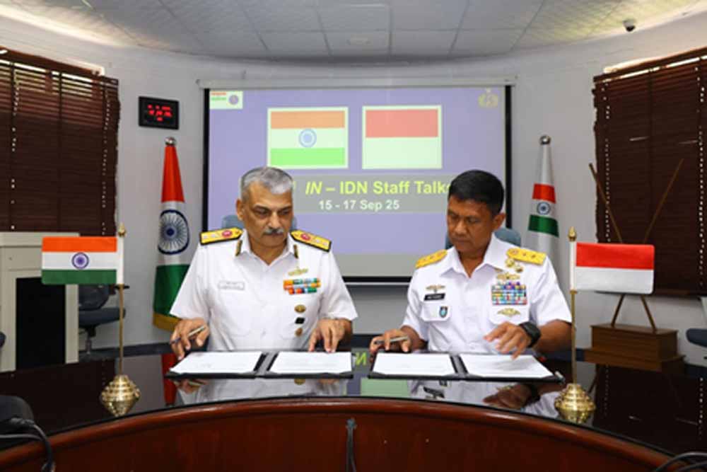 हिंद-प्रशांत क्षेत्र की सुरक्षा पर भारत-इंडोनेशिया के बीच अहम नौसैनिक बातचीत