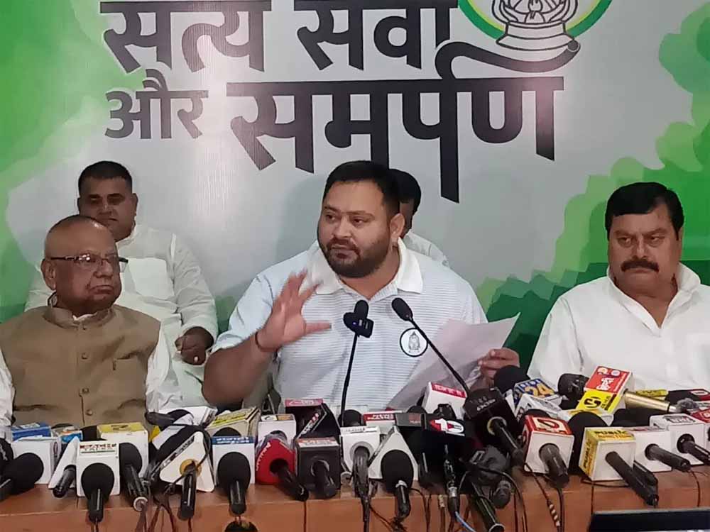 बयान: तेजस्वी यादव बोले, सबके भ्रष्टाचार की लिस्ट है, समय आने पर सब उजागर करेंगे