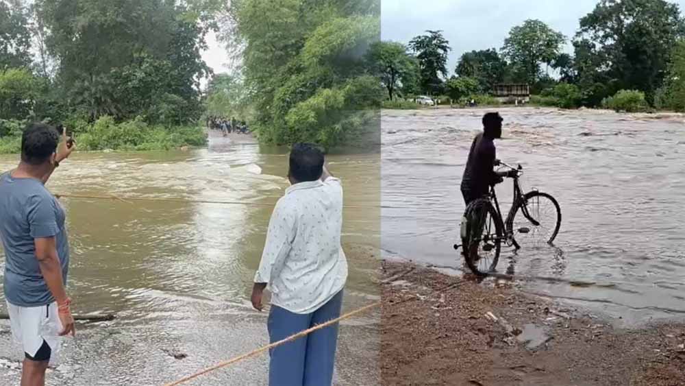 देवभोग के 36 गांव बारिश की मार से अलग-थलग, बाढ़ और फसल संकट से तनाव बढ़ा