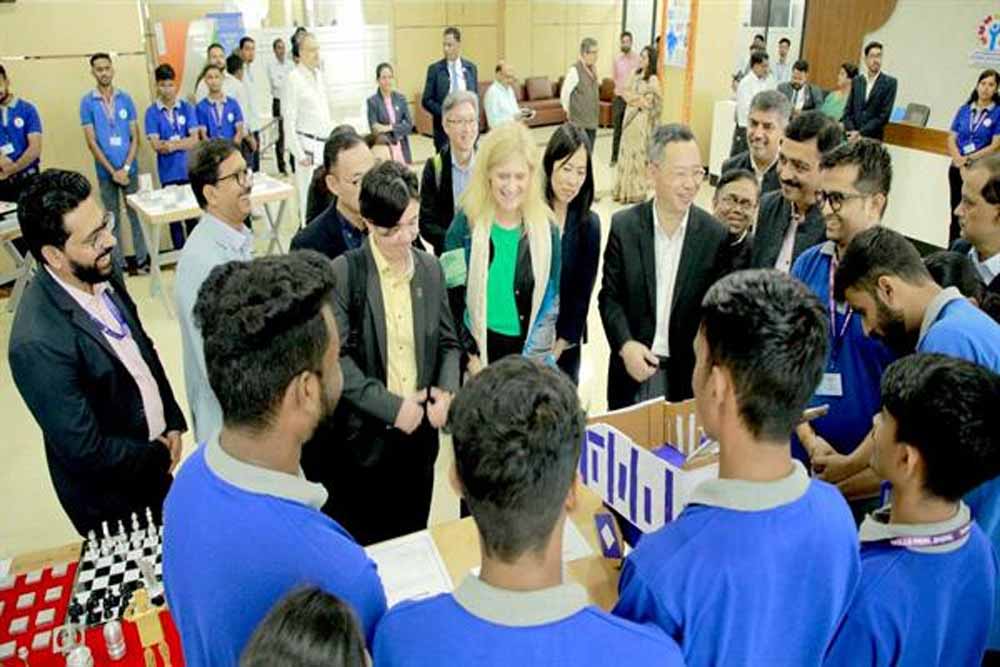 एडीबी प्रतिनिधिमंडल ने देखा संत शिरोमणि रविदास ग्लोबल स्किल्स पार्क का उत्कृष्ट कौशल विकास मॉडल