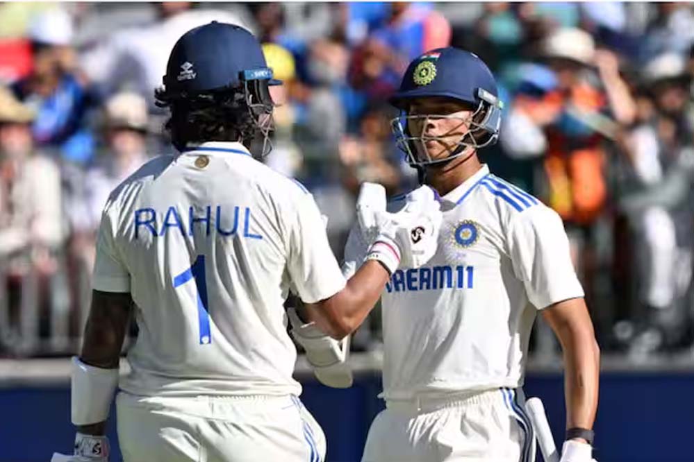 संभलकर खेलते दिखे यशस्वी और राहुल, भारत ने रखी मजबूत नींव, वेस्टइंडीज का साइलेंट ट्रिब्यूट