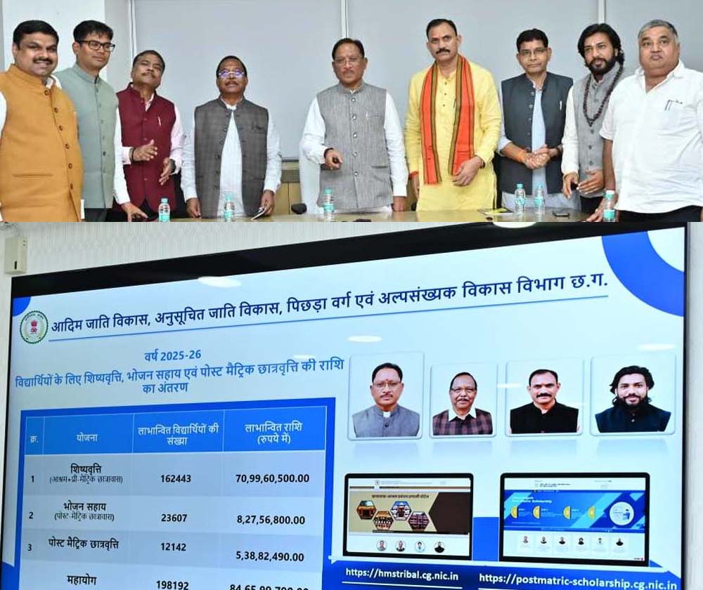 साय सरकार की नई पहल: ऑनलाईन छात्रवृत्ति वितरण में पारदर्शिता और समयबद्धता