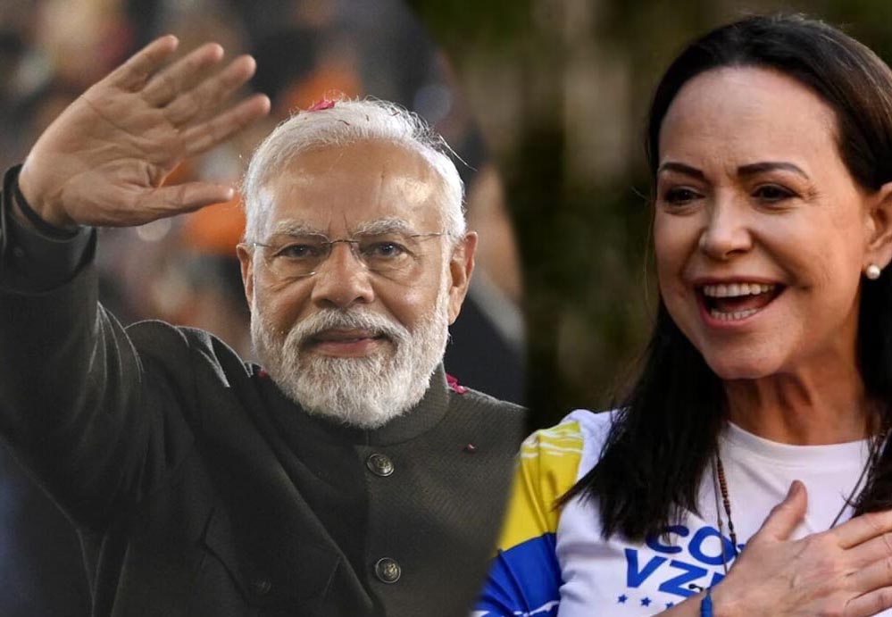 भारत की सराहना करते हुए नोबेल विजेता मारिया मचाडो ने PM मोदी से की बड़ी मांग