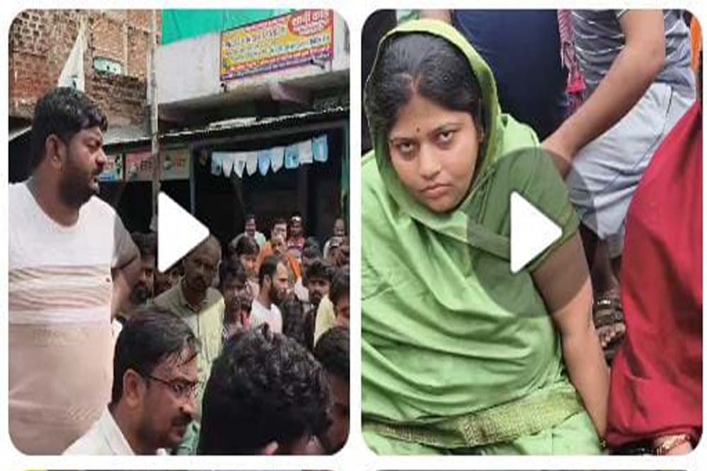 दुकान पर झाडू लागने  की बात को लेकर दो पक्षों में हुआ विवाद , 2 घंटे रहा चक्का जाम