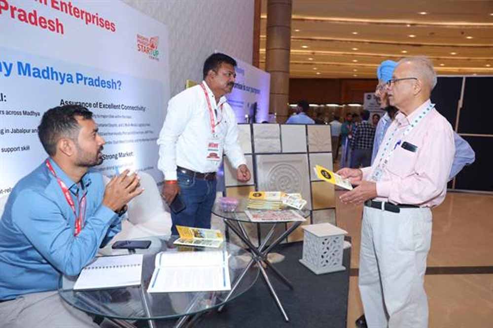 एमएसएमई फॉर भारत सम्मेलन: मध्यप्रदेश का एमएसएमई पंडाल बना सभी के आकर्षण का केन्द्र