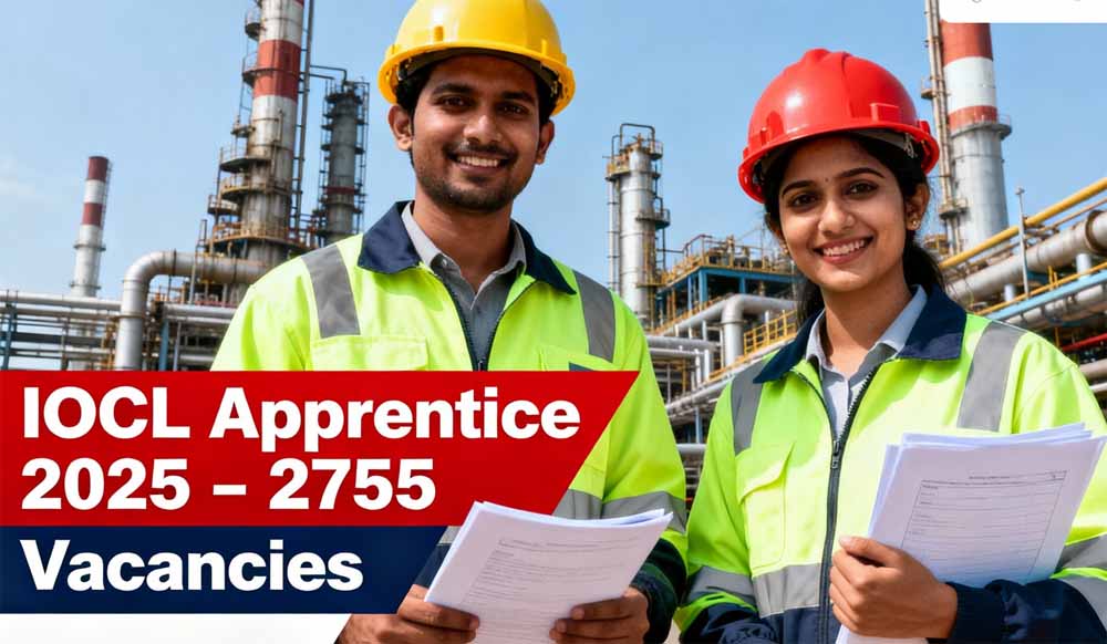 इंडियन ऑयल में 2755 वैकेंसी: बिना एग्जाम ऐसे होगा चयन, जानें पूरी प्रक्रिया