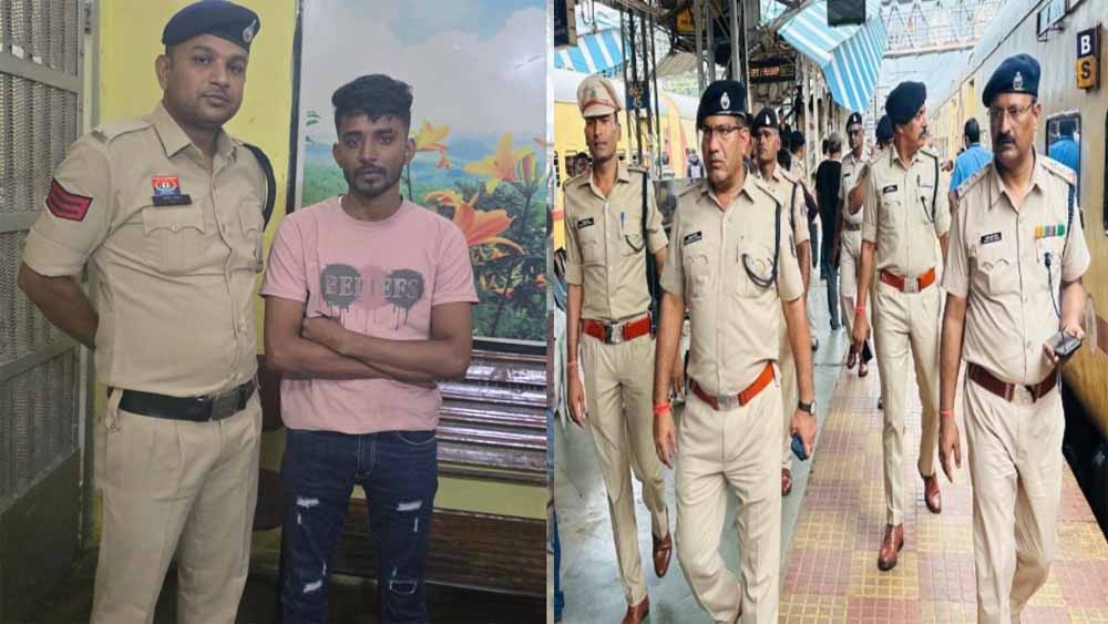 दुर्ग जीआरपी की कार्रवाई: फरार बांग्लादेशी नागरिक गिरफ्तार