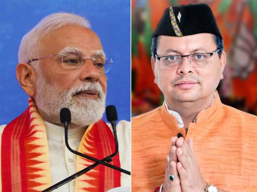 धामी ने राज्य स्थापना दिवस पर शुभकामनाओं के लिए मोदी का आभार जताया