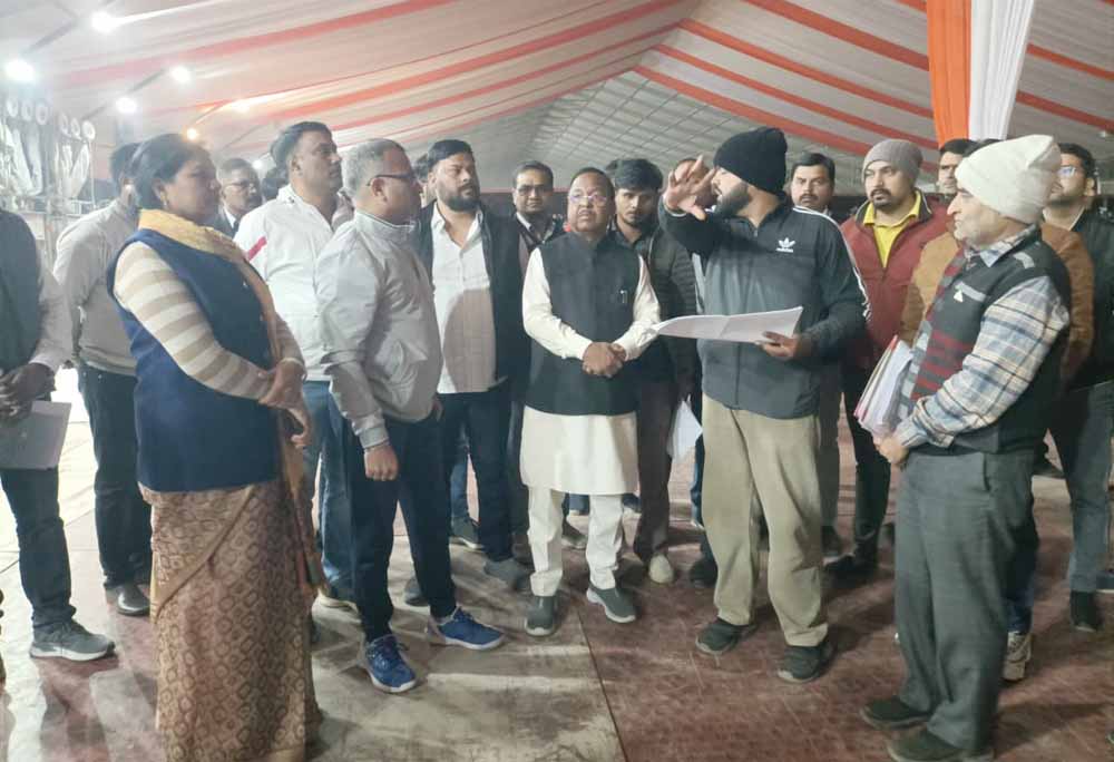 राष्ट्रपति द्रौपदी मुर्मु का अम्बिकापुर दौरा, मंत्री रामविचार नेताम ने कार्यक्रम स्थल का किया निरीक्षण