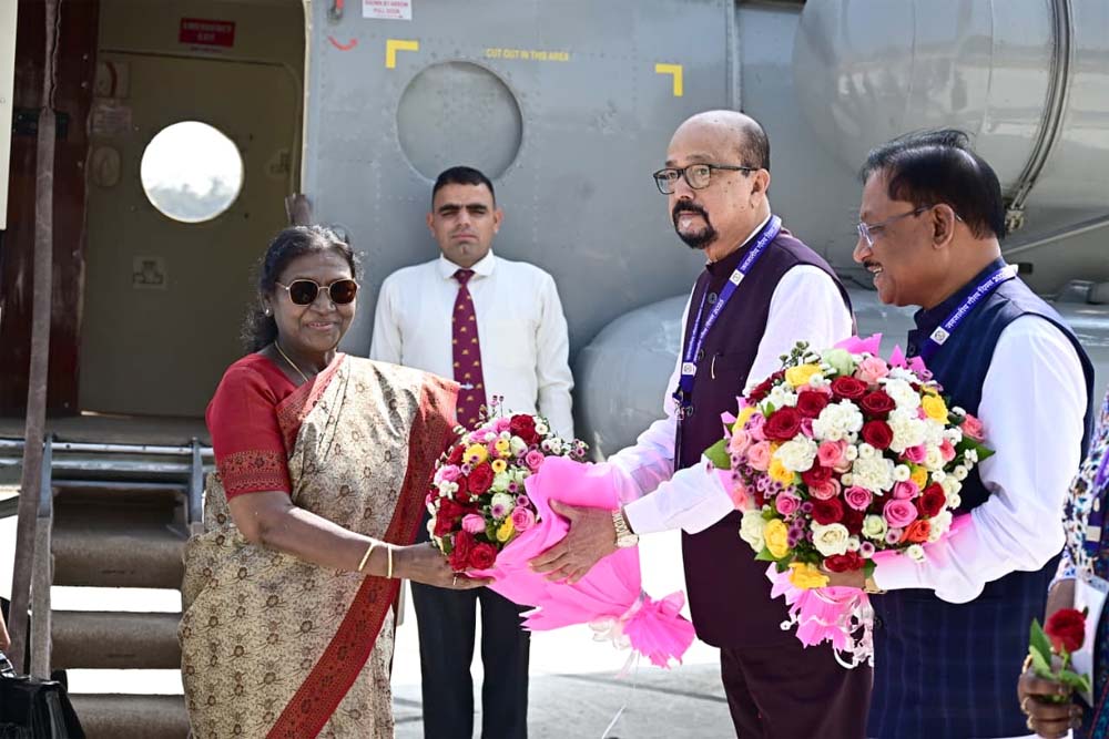 राष्ट्रपति मुर्मु का अंबिकापुर में आत्मीय स्वागत