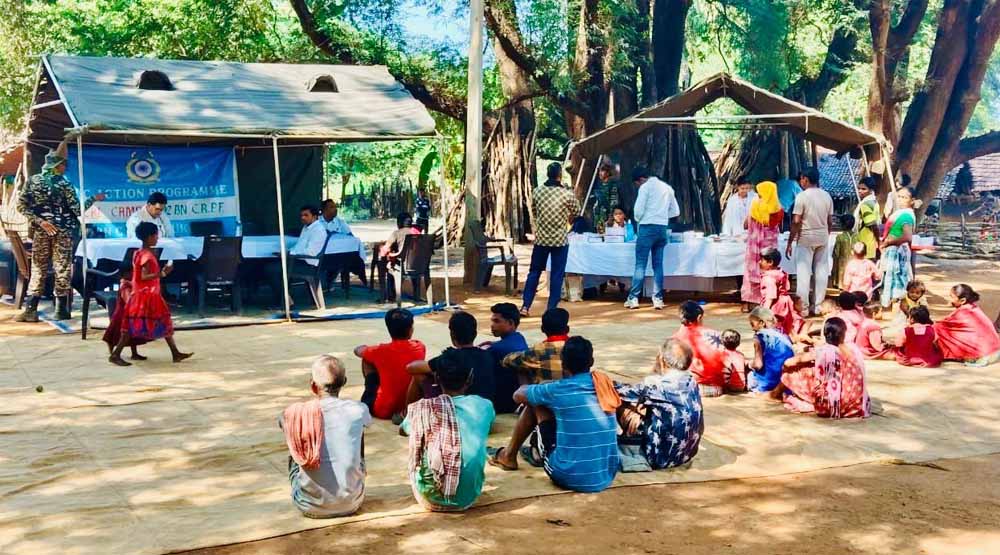 सुकमा जिले के लखापाल-दुलेड़ में दो दिवसीय मेगा स्वास्थ्य शिविर सम्पन्न