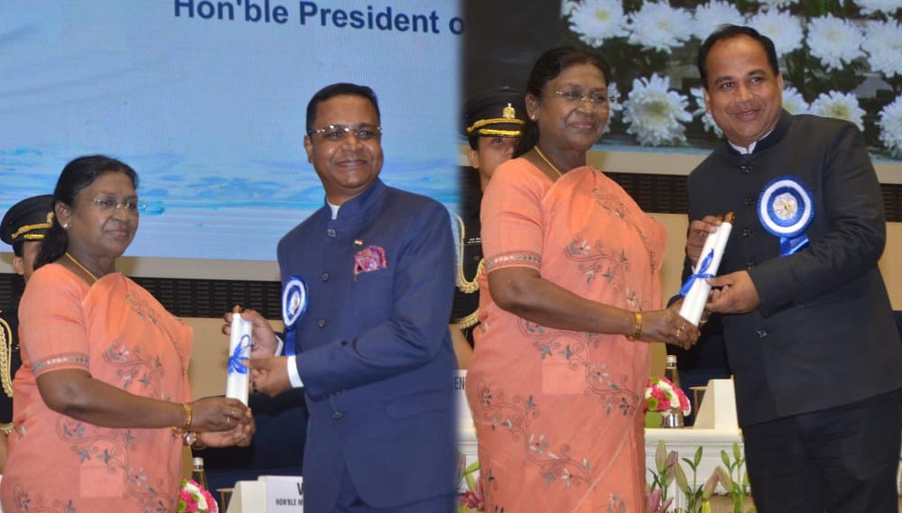 छत्तीसगढ़ को सर्वश्रेष्ठ जिला, सर्वश्रेष्ठ पंचायत और सर्वश्रेष्ठ संस्थान श्रेणी में मिला सम्मान