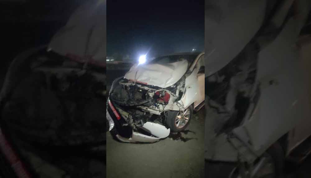 अरुण चतुर्वेदी की कार का बड़ा एक्सीडेंट, वित्त आयोग अध्यक्ष बाल-बाल बचे