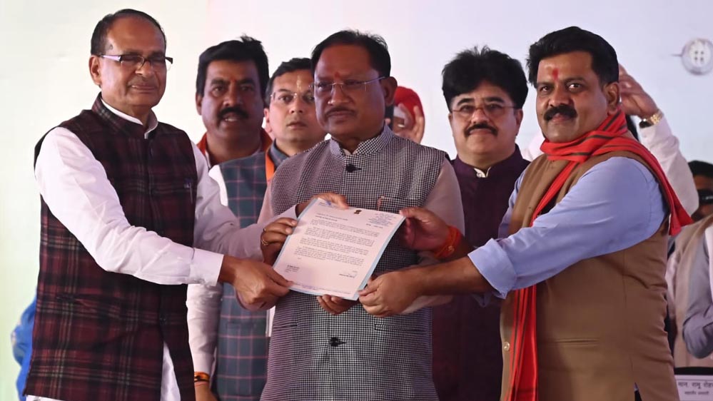 रायपुर: केंद्रीय मंत्री शिवराज सिंह चौहान ने छत्तीसकला ब्रांड और डिजिटल फाइनेंस बुकलेट का किया शुभारंभ