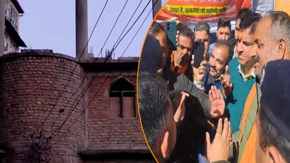 संजौली चौक पर प्रदर्शन, मस्जिद में पढ़ी गई नमाज; सुक्खू सरकार ने हिंदू संगठनों की बात मानी