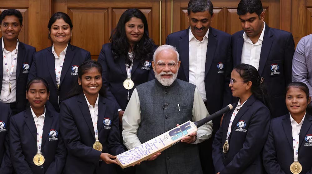 भारतीय महिला ब्लाइंड टीम को प्रधानमंत्री मोदी का सम्मान—टीम इंडिया की जीत पर जताई खुशी