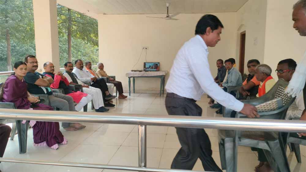 सेलूद: प्रदेश मंत्री जितेन्द्र वर्मा ने कार्यकर्ताओं के साथ किया ‘मन की बात’ का सामूहिक श्रवण