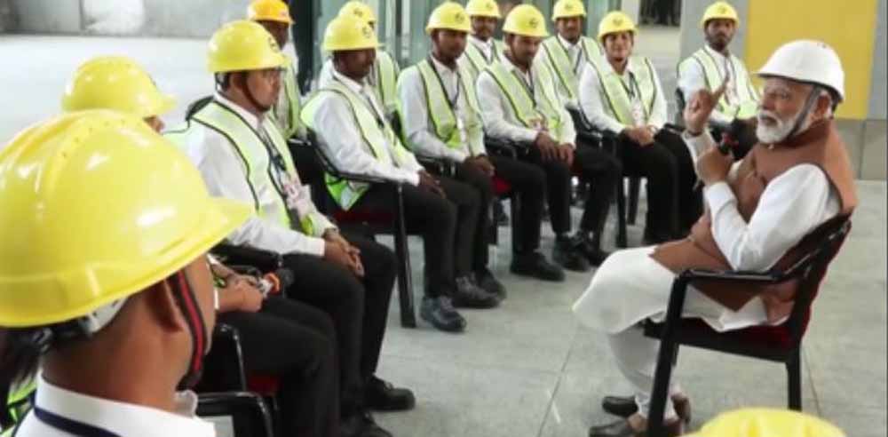 देश आगे बढ़े यही अरमान— बुलेट परियोजना के श्रमिकों ने पीएम मोदी के सामने रखी दिल छू लेने वाली बात