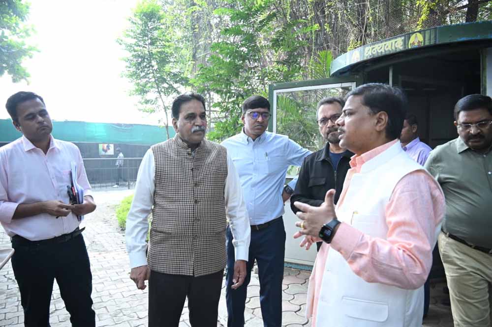 नंदनवन-नंदन पक्षी विहार पहुंचे वन मंत्री, संरक्षण कार्यों की समीक्षा की