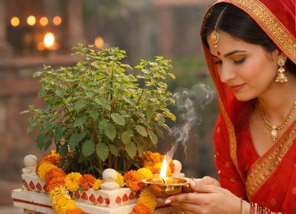 तुलसी पूजन दिवस: संध्या समय अपनाएं ये सरल उपाय, मिलेगा कई गुना लाभ