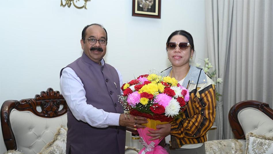 अंतरराष्ट्रीय मुक्केबाज एमसी मैरी कॉम से छत्तीसगढ़ के उप मुख्यमंत्री अरुण साव की मुलाकात