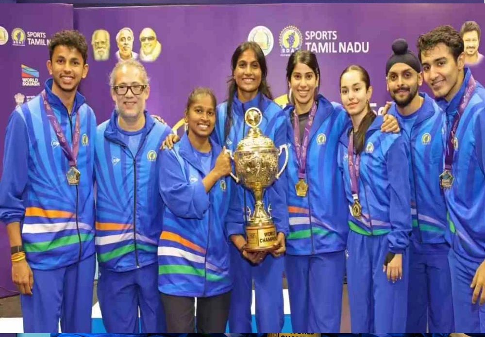 भारत ने स्क्वॉश वर्ल्ड कप 2025 जीता, हॉन्ग कॉन्ग को हराकर अनाहत सिंह ने चमकाया नाम