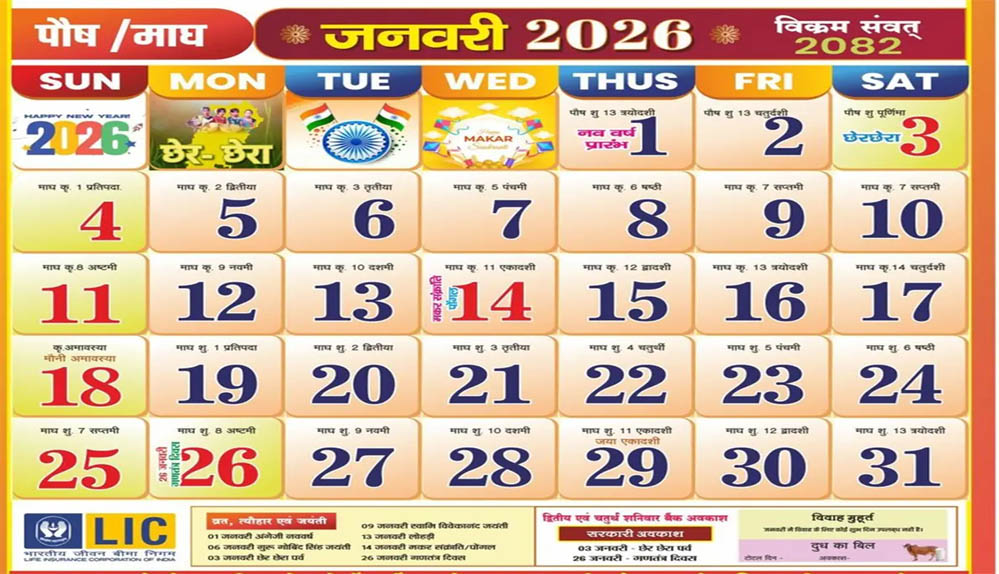 नए साल में मौज ही मौज: 2026 में वीकेंड पर पड़ेंगे कई फेस्टिवल, मिलेंगी ज्यादा छुट्टियां