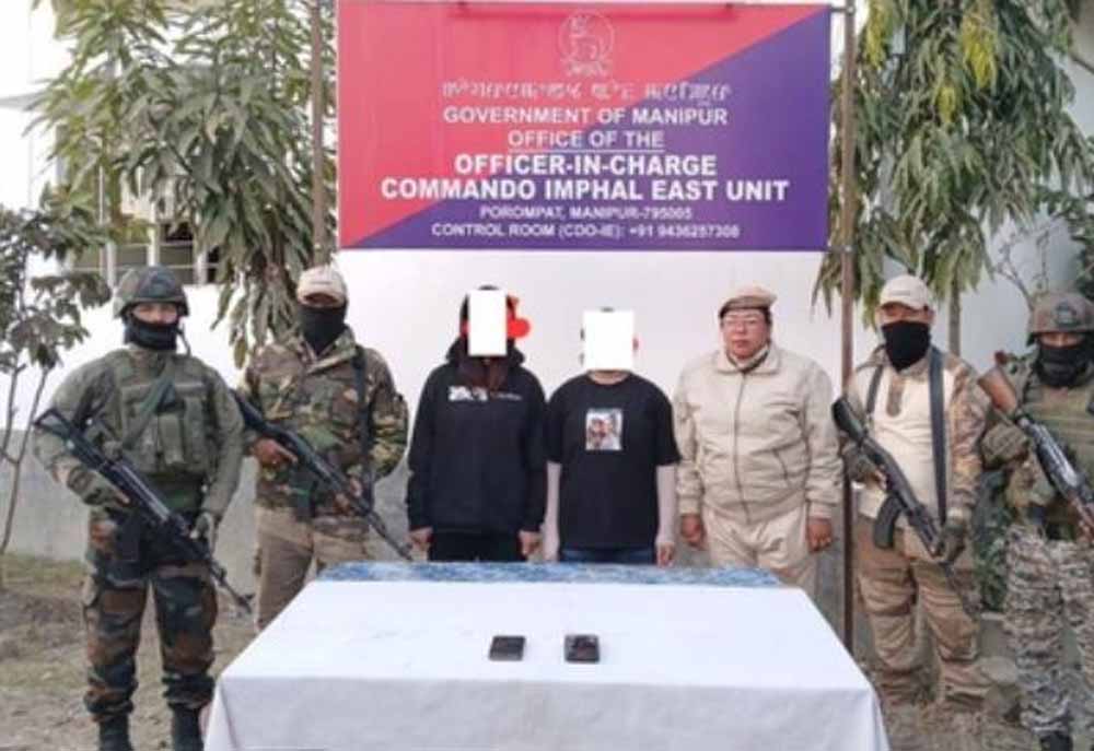 मणिपुर में उग्रवाद पर प्रहार: 7 आतंकवादी दबोचे गए, भारी मात्रा में हथियार और गोला-बारूद जब्त
