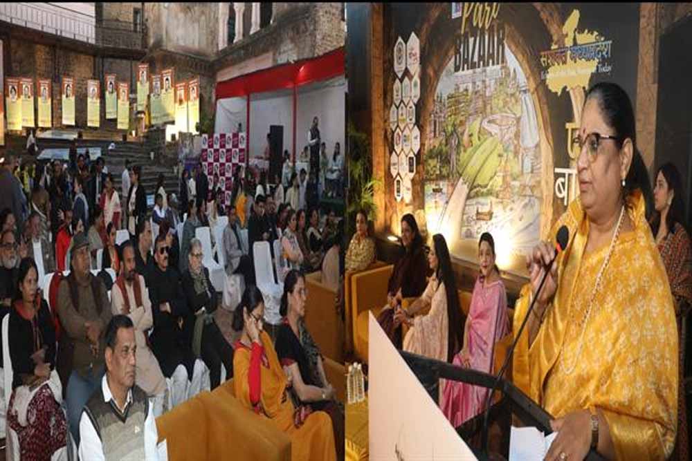 महिला बाल विकास मंत्री सुश्री भूरिया ने गौहर महल में परी बाज़ार हेरिटेज फेस्टिवल का किया उद्घाटन