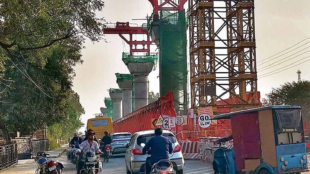करोंद में खत्म होगा जाम का झंझट, भोपाल मेट्रो निर्माण कार्य तेज़