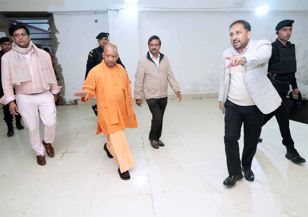 निर्माणाधीन एनसीसी ट्रेनिंग एकेडमी का निरीक्षण किया मुख्यमंत्री ने