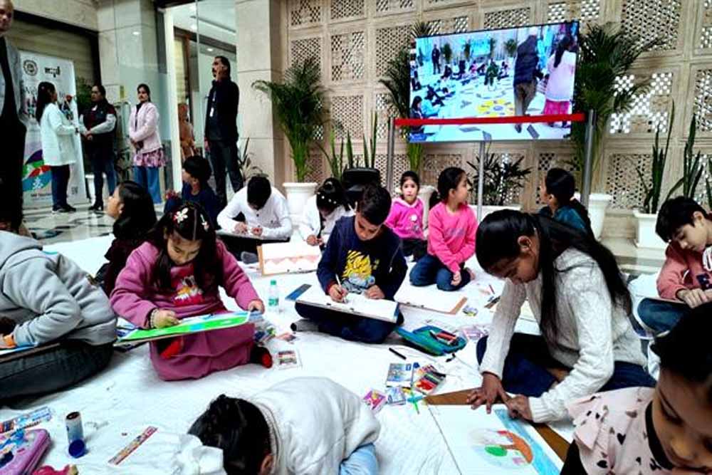 मध्यप्रदेश उत्सव का दूसरा दिन : ड्राइंग प्रतियोगिता का आयोजन