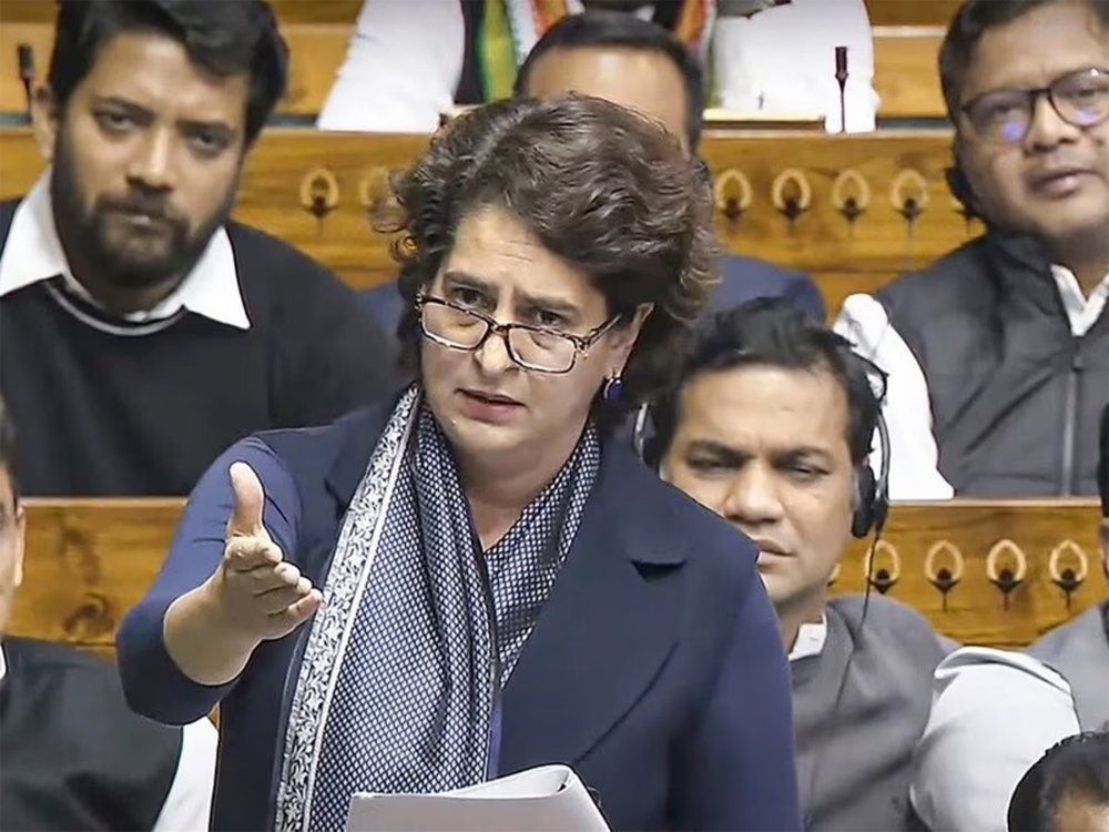 जी राम जी योजना पर प्रियंका का हमला: बोलीं— नाम बदलने की सनक देशहित में नहीं