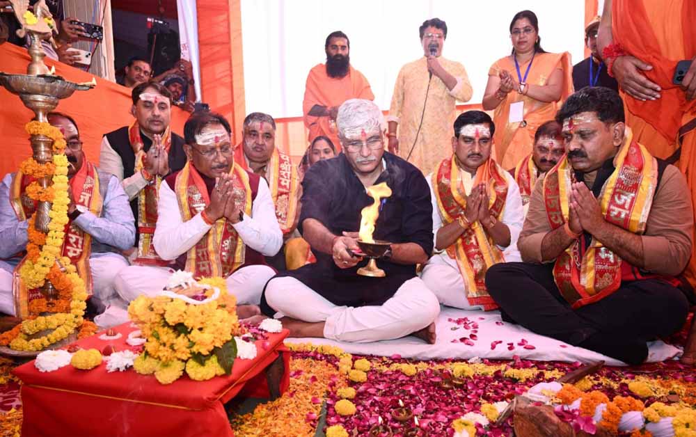 भोरमदेव कॉरिडोर विकास परियोजना का केन्द्रीय मंत्री गजेन्द्र शेखावत एवं मुख्यमंत्री साय ने किया भूमिपूजन