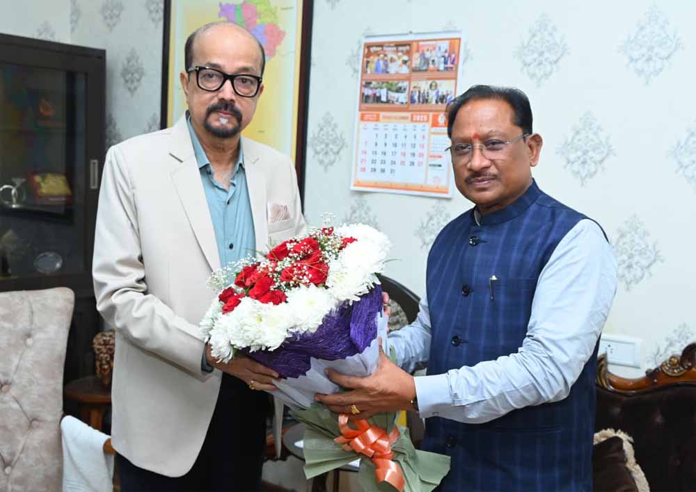 राज्यपाल डेका को मुख्यमंत्री  साय ने दी नए वर्ष की शुभकामनाएं