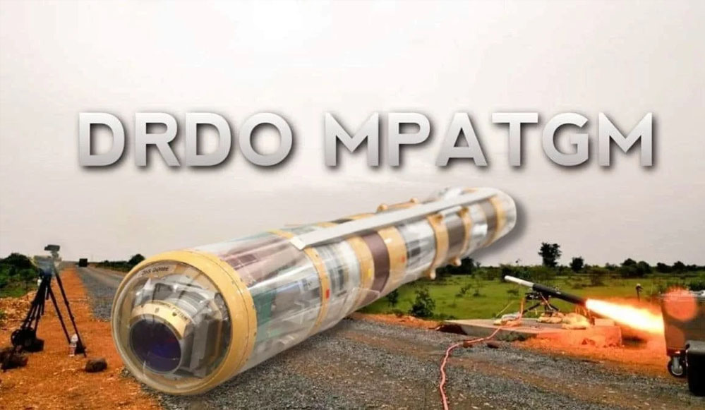 DRDO ने KK रेंज में किया MPATGM मिसाइल का सफल परीक्षण, मैन पोर्टेबल एंटी-टैंक गाइडेड मिसाइल पर काम
