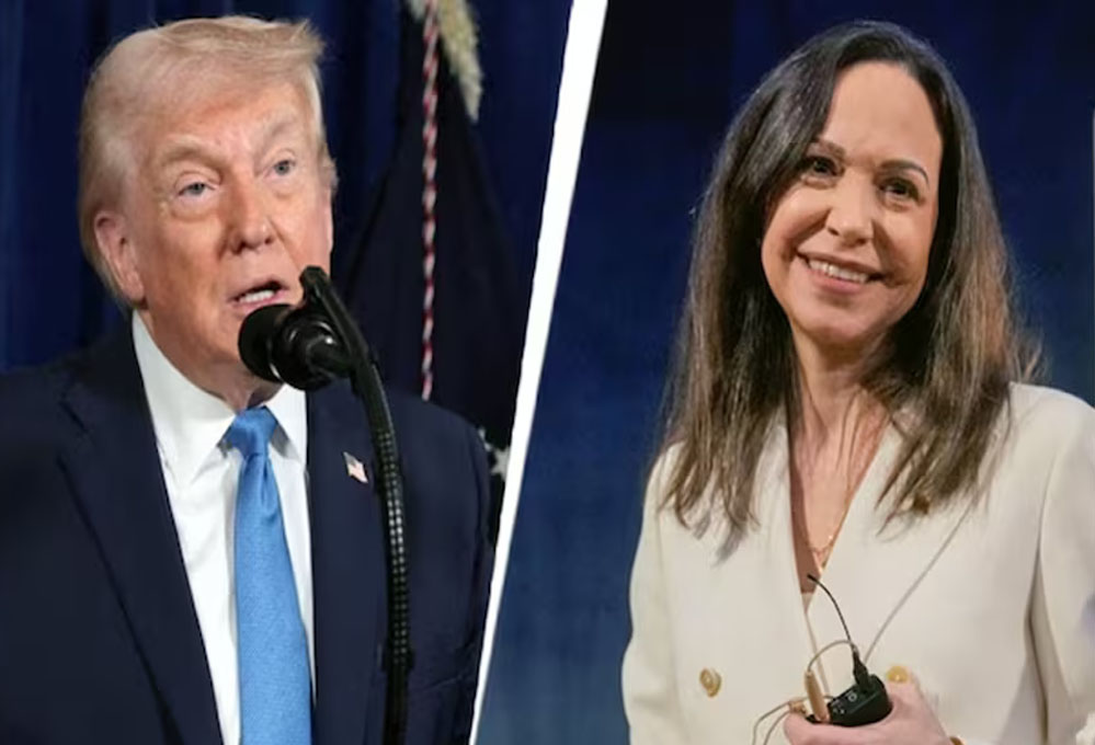 मचाडो ने व्हाइट हाउस में ट्रंप को सौंपा अपना नोबेल पुरस्कार, वेनेजुएला संकट पर हुई चर्चा