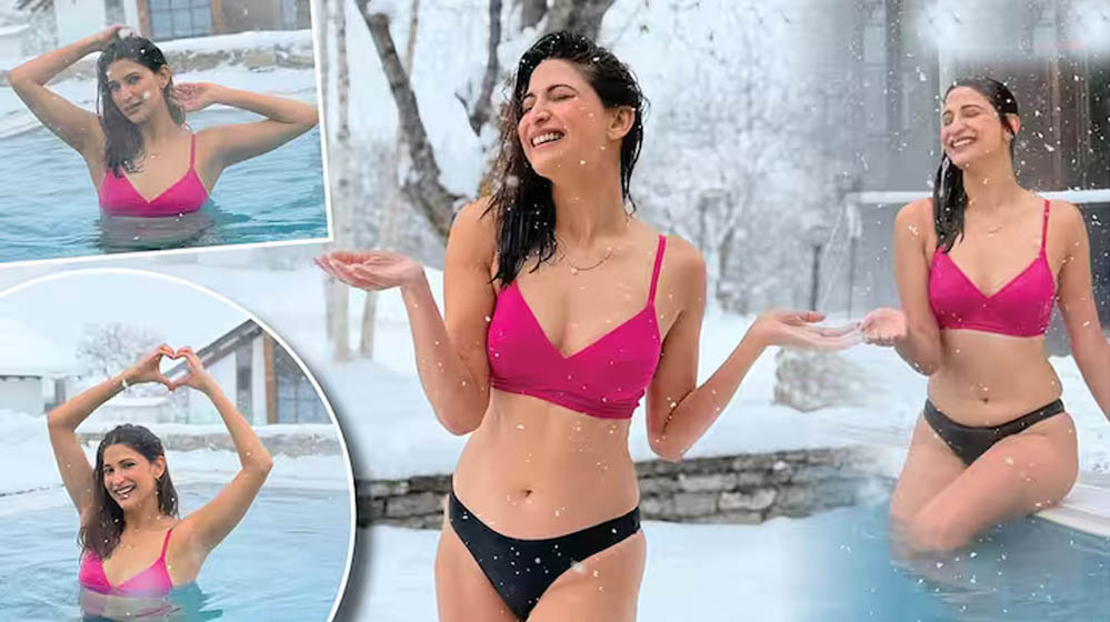 40 साल की अहाना कुमरा ने ब‍िकिनी में उड़ाए फैंस के होश, ठंड में किया स्वीमिंग पूल में मस्ती