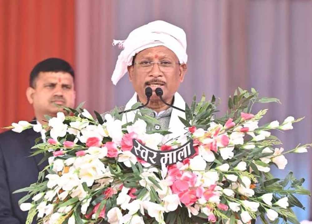 मुख्यमंत्री साय शहीद शिरोमणि गैंदसिंह के 201वें शहादत दिवस एवं श्रद्धांजलि सभा कार्यक्रम में हुए शामिल