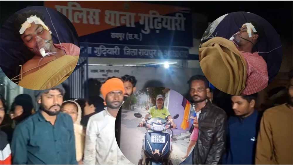 रायपुर में दो हादसों में एक युवक की मौत और दूसरा घायल