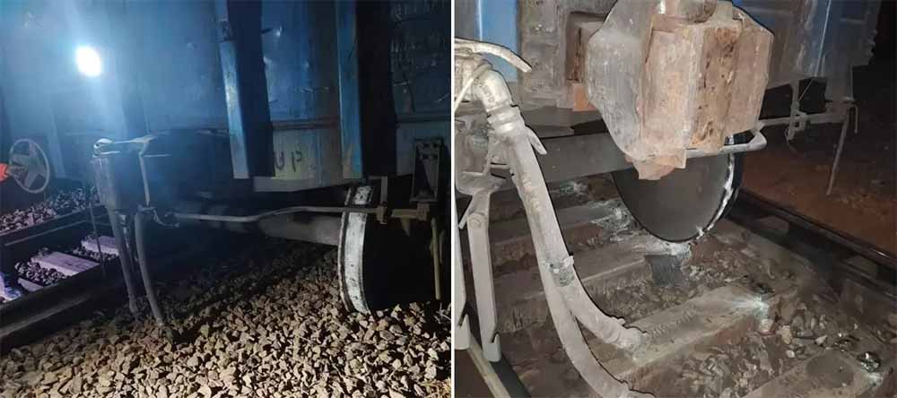 मालगाड़ी दुर्घटनाग्रस्त होने से विशाखापत्तनम का रेल आवागमन ठप