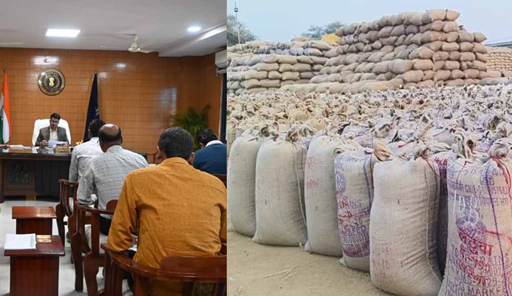 बलौदा बाजार कलेक्टर ने की धान खरीदी और उठाव में तेजी लाने के दिए निर्देश