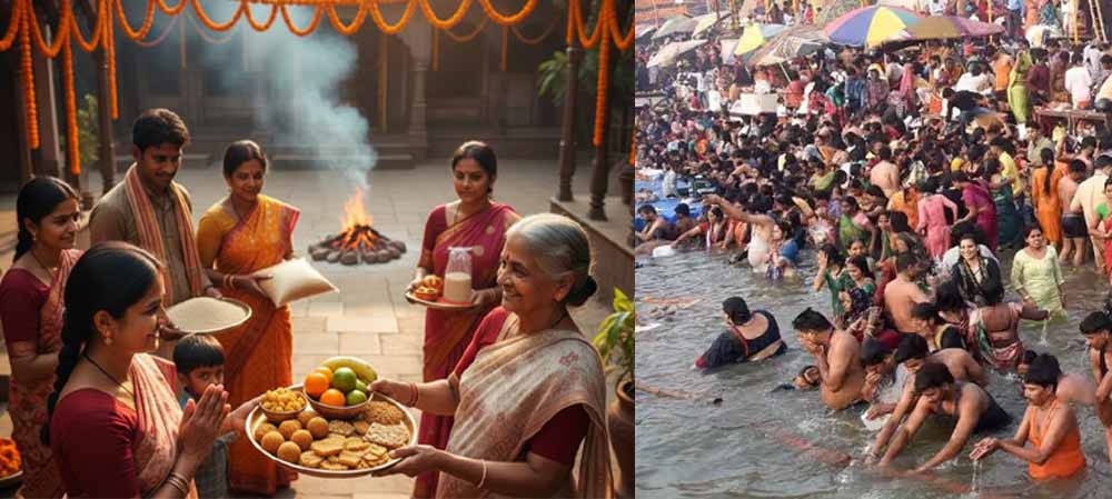 मकर संक्रांति पर एकादशी के संयोग में दोपहर 3.07 बजे से करें स्नान-दान