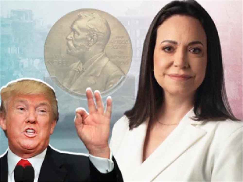 ट्रंप को नोबेल दिलाने की मचाडो की पेशकश पर बवाल, नोबेल इंस्टीट्यूट का सख्त जवाब