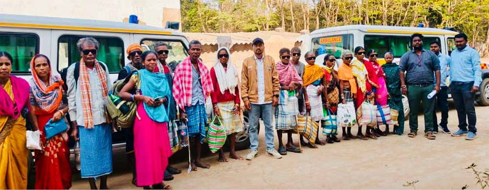 उम्मीद की किरण: किस्टाराम और मुकर्रम के नक्सल प्रभावित क्षेत्रों के मरीजों को मिली नई नजर